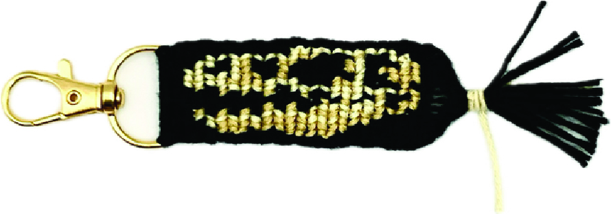 "T-Rex" - Macramé Key Chain 2025